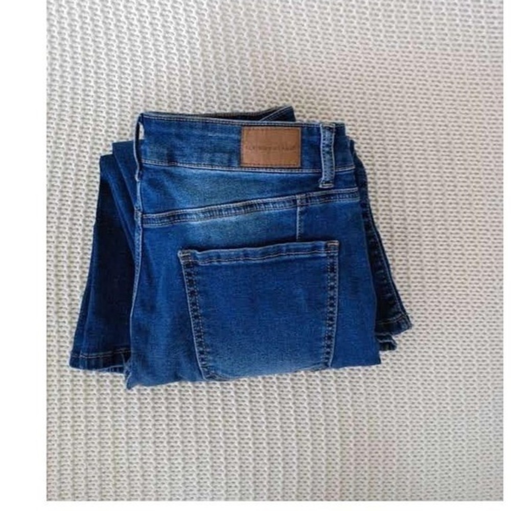 Flying Banana High Rise Flare Jeans 28x32 Medium Wash Bell Bottom Cowgirl Boho - Picture 9 of 10